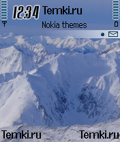 Снежные горы для Nokia N72