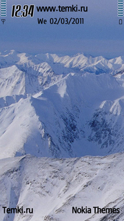 Снежные горы для Sony Ericsson Satio