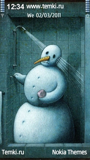 Снеговик для Nokia N97