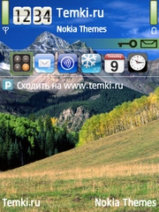 Зеленый склон для Nokia E70