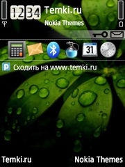 Роса на листьях для Nokia X5 TD-SCDMA