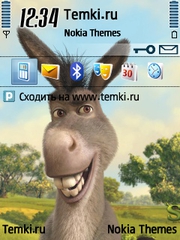 Осел из Шрека для Nokia E73 Mode