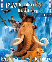Анимированые Темы - Ледниковый Период для Nokia N72