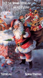 Санта Клаус для Sony Ericsson Satio
