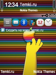 Яркий Apple для Nokia E52