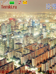 Ночной город для Nokia 3600 slide