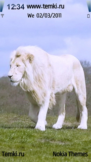 Белый лев для Nokia 801T