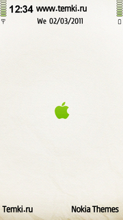 Зеленое яблочко для Nokia Oro