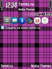 Розовая клетка для Nokia N95-3NAM