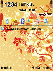 Узоры Из Цветов для Nokia N73