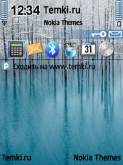 Голубой пруд для Nokia 6121 Classic