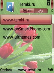 Скриншот №3 для темы Мокрые красные тюльпаны