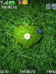 Зеленое сердце для Nokia 5310 XpressMusic