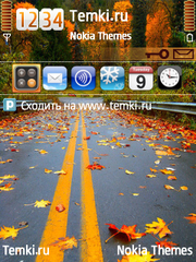 Осенняя Дорога для Nokia 6220 classic
