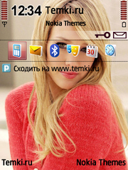 Красавица Хилари для Nokia 6790 Slide