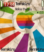 Яркий Apple для Nokia N70