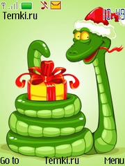 Новогодний змей для Nokia 3710 fold