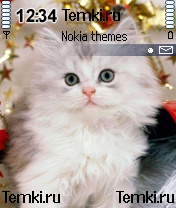 Котенок в рождество для Nokia 6600