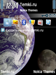 Земля и Луна для Nokia E55