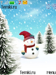 Танцующий Снеговик для Nokia Asha 303