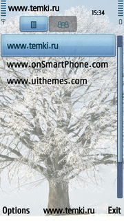 Скриншот №3 для темы Снежное дерево
