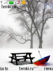 Зима И Зонтик для Nokia 2730 Classic