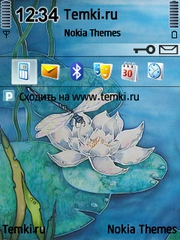 Стрекоза и лотос для Nokia 6730 classic