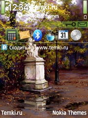 Парк после дождя для Nokia N76
