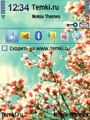 Цветочная ветка для Nokia E70