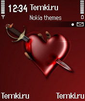 Разбитое Красное Сердце для Nokia N90