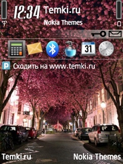 Вишневая аллея для Nokia N92