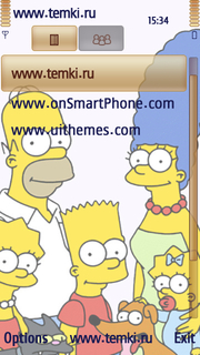 Скриншот №3 для темы Симпсоны