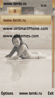 Скриншот №3 для темы Девушка на пляже