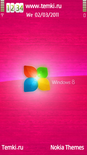Розовенький Windows 8