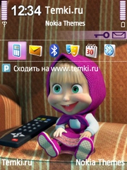 Маша смотрит телик для Nokia N93i