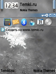 Снежинка для Nokia 6121 Classic