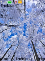 Зимний лес для Nokia 7610 Supernova