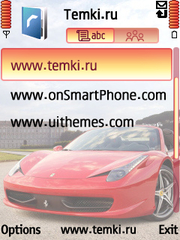 Скриншот №3 для темы Красный Ferrari 458 Spider