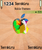 Яркий Apple для Nokia 3230