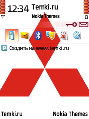 Эмблема Mitsubishi для Nokia X5 TD-SCDMA