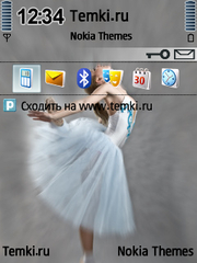 Балерина в белом для Nokia N93i